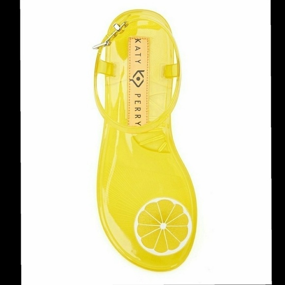 KATY PERRY Geli Yellow Lemon Sandals 10.5 - Picture 12 of 13